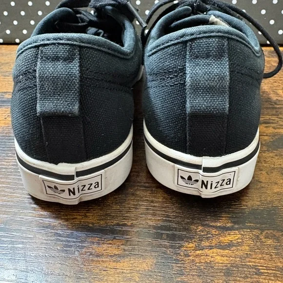 Adidas Black Canvas Sneakers - Picture 6 of 7